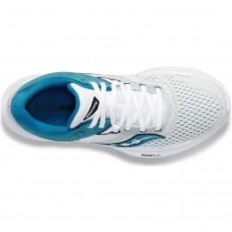 Saucony Scarpe Ride 16 W Bianco/Turchese